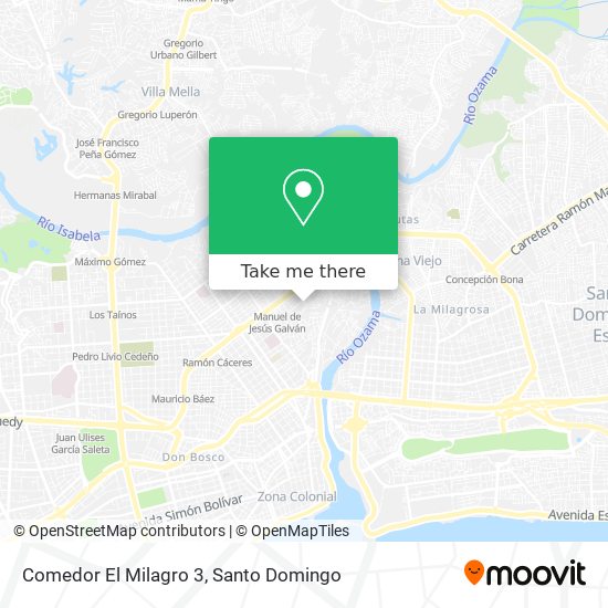 Comedor El Milagro 3 map