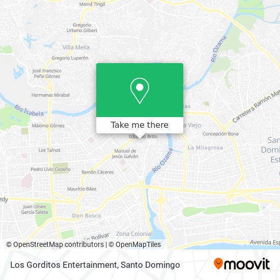 Los Gorditos Entertainment map