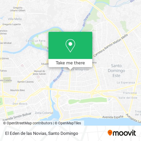 El Eden de las Novias map
