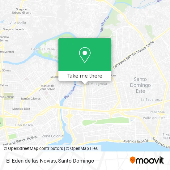 Mapa de El Eden de las Novias