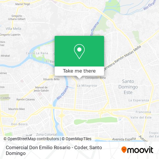 Comercial Don Emilio Rosario - Coder map