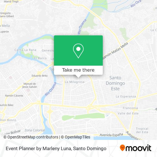 Event Planner by Marleny Luna map