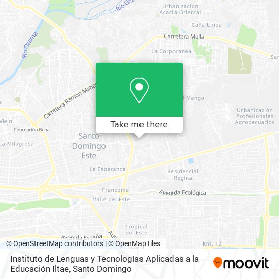 Instituto de Lenguas y Tecnologías Aplicadas a la Educación Iltae map