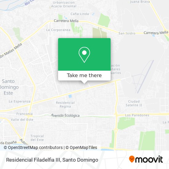 Mapa de Residencial Filadelfia III