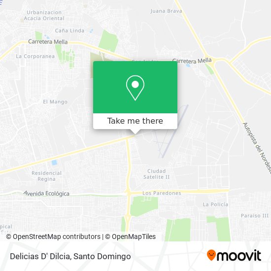 Delicias D' Dilcia map