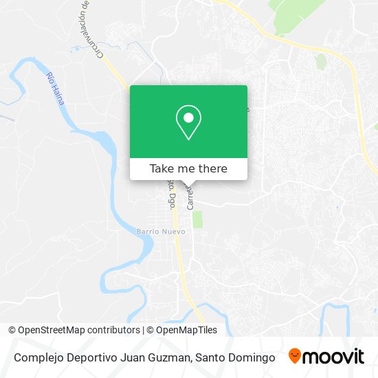 Mapa de Complejo Deportivo Juan Guzman