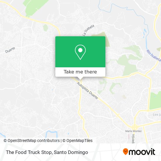 The Food Truck Stop map