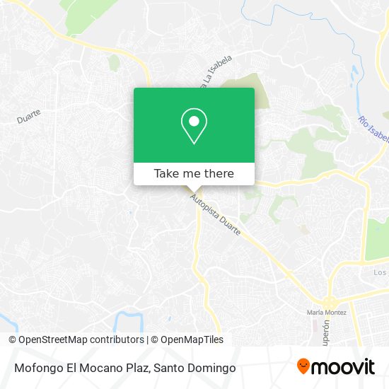 Mofongo El Mocano Plaz map