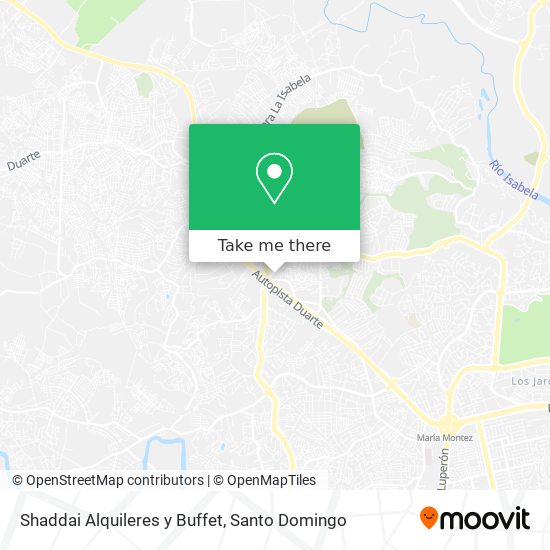 Shaddai Alquileres y Buffet map