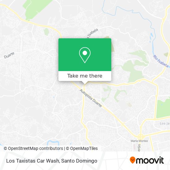 Los Taxistas Car Wash map