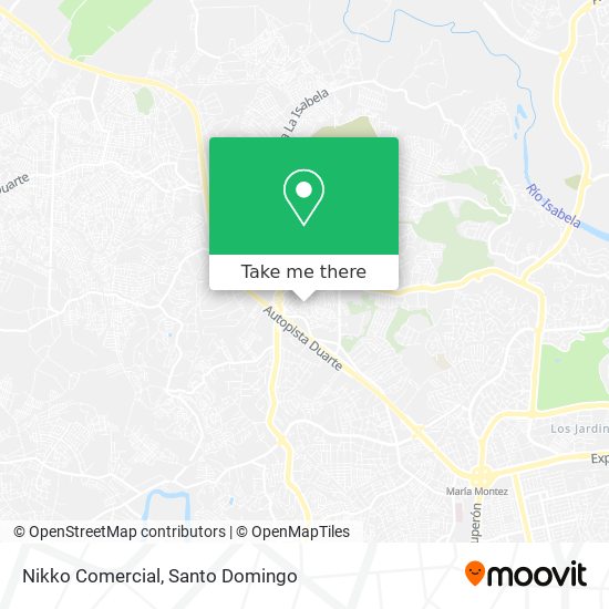 Nikko Comercial map