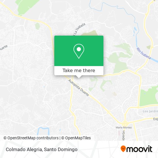 Colmado Alegria map