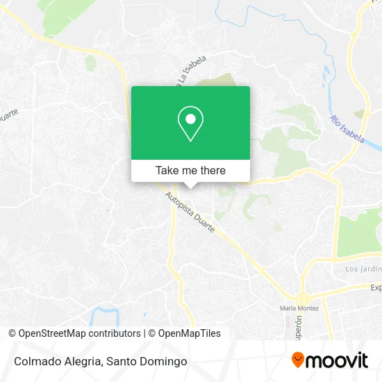 Colmado Alegria map