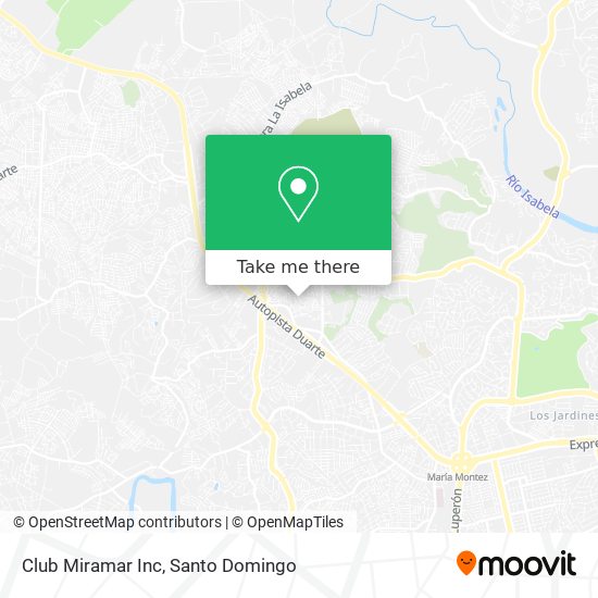 Club Miramar Inc map