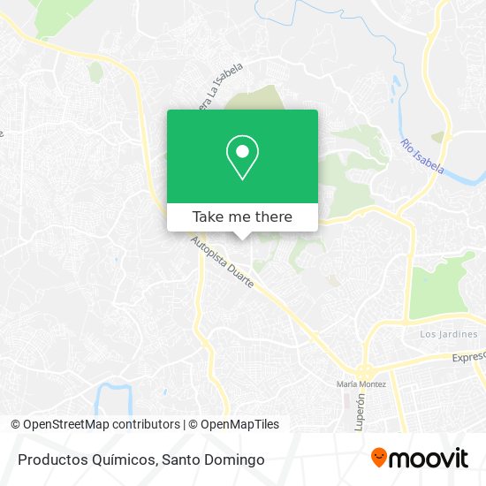 Productos Químicos map