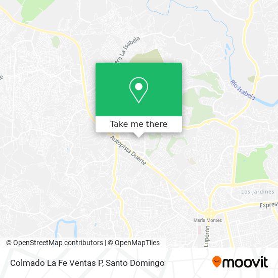 Colmado La Fe Ventas P map