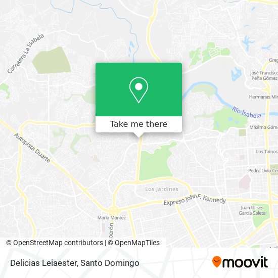 Delicias Leiaester map