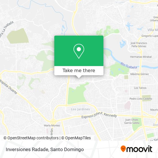 Inversiones Radade map