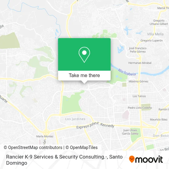 Rancier K-9 Services & Security Consulting.- map