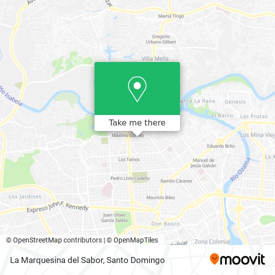 La Marquesina del Sabor map