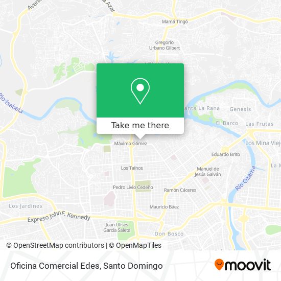 Mapa de Oficina Comercial Edes