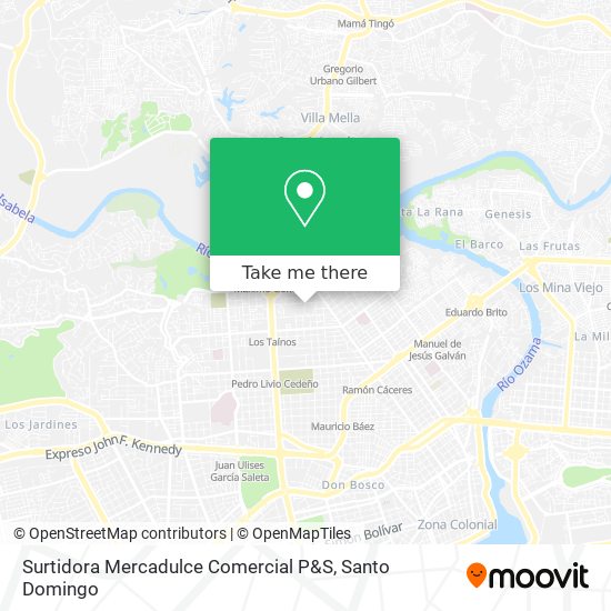 Surtidora Mercadulce Comercial P&S map