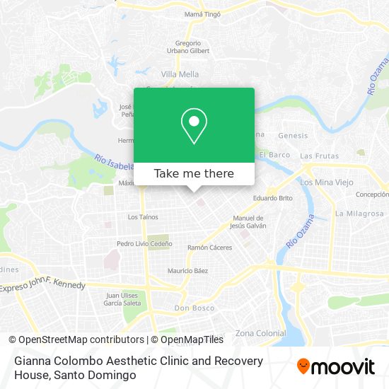 Gianna Colombo Aesthetic Clinic and Recovery House map