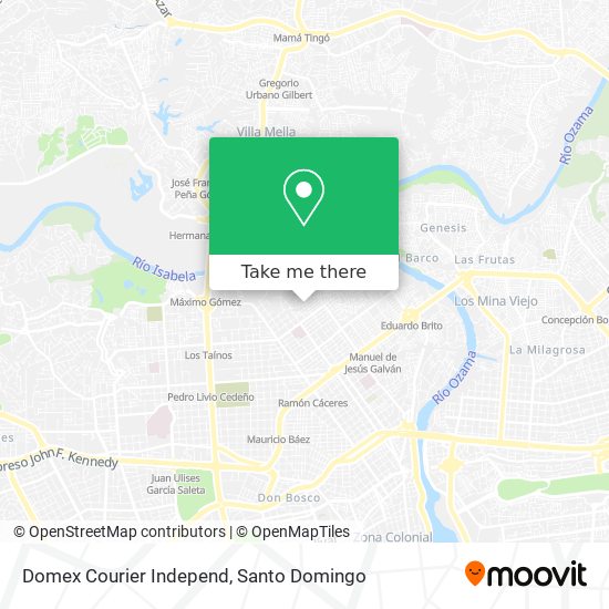 Mapa de Domex Courier Independ