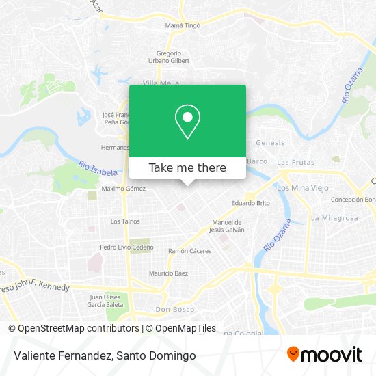 Mapa de Valiente Fernandez
