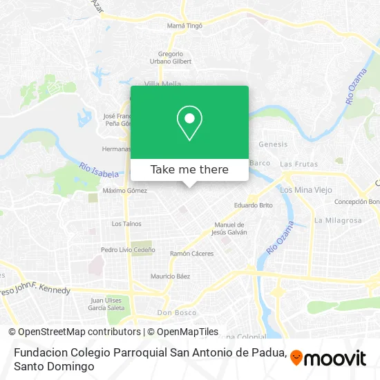 Fundacion Colegio Parroquial San Antonio de Padua map