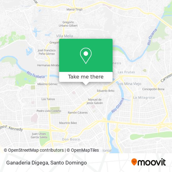 Ganaderia Digega map