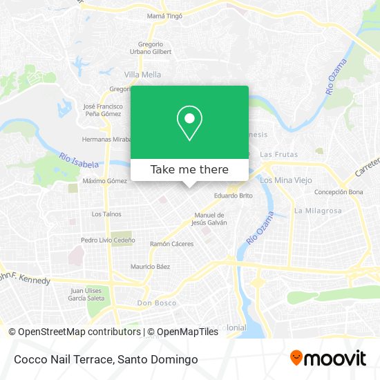 Cocco Nail Terrace map