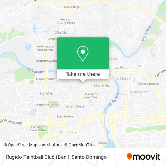 Rugido Paintball Club (Bani) map