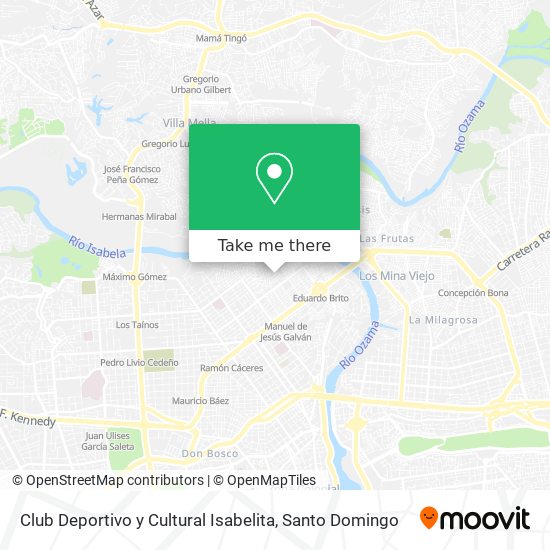Club Deportivo y Cultural Isabelita map