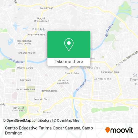 Centro Educativo Fatima Oscar Santana map