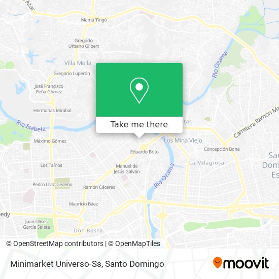 Minimarket Universo-Ss map