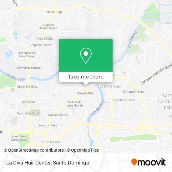 La Diva Hair Center map