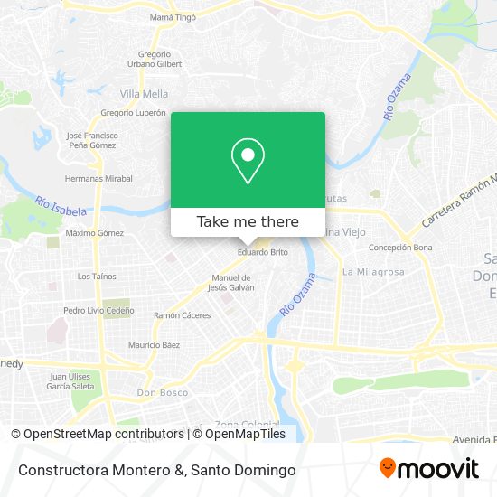 Constructora Montero & map