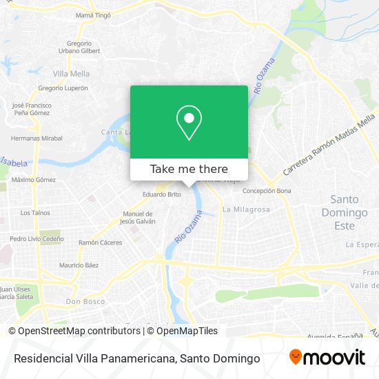 Residencial Villa Panamericana map