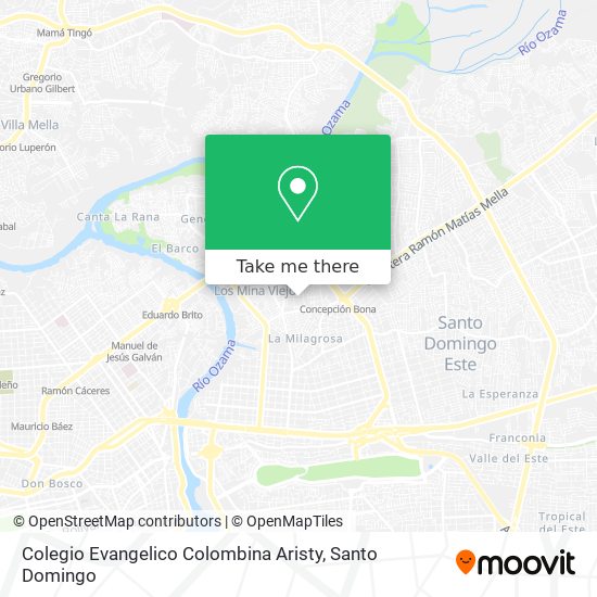 Colegio Evangelico Colombina Aristy map