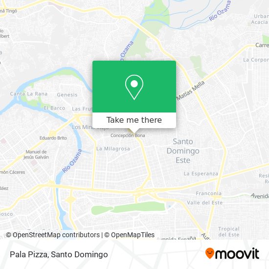 Pala Pizza map