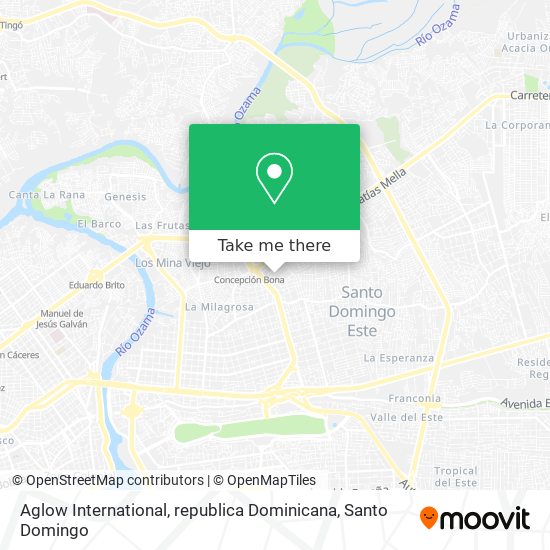 Aglow International, republica Dominicana map