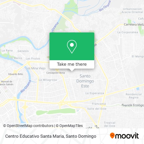 Centro Educativo Santa Maria map
