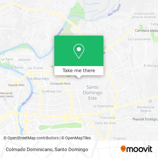Colmado Dominicano map