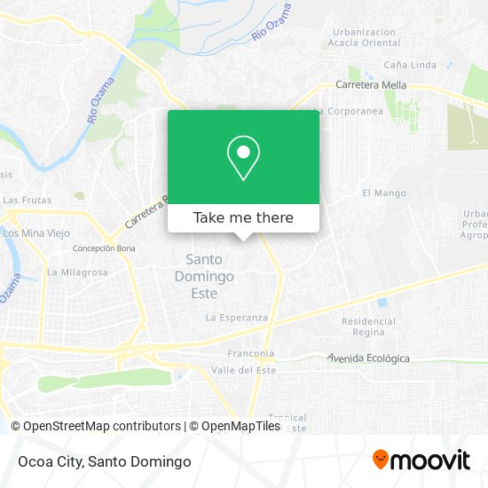Ocoa City map