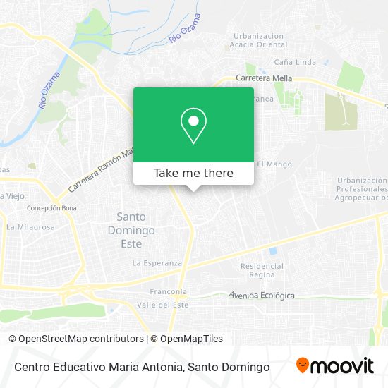 Mapa de Centro Educativo Maria Antonia