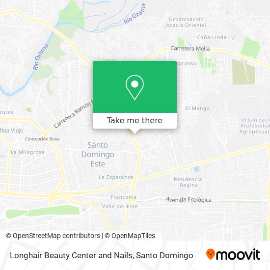 Longhair Beauty Center and Nails map