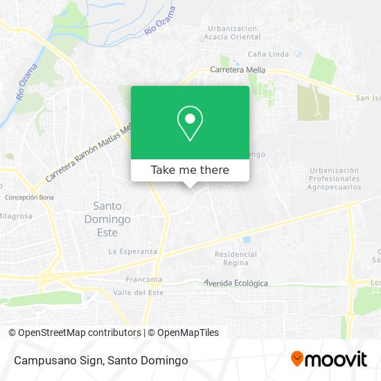 Campusano Sign map