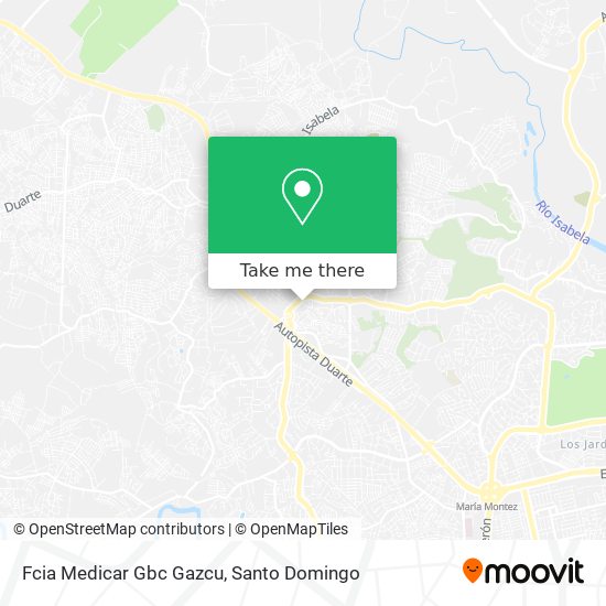 Mapa de Fcia Medicar Gbc Gazcu