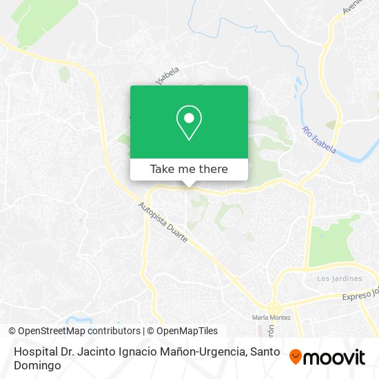 Hospital Dr. Jacinto Ignacio Mañon-Urgencia map